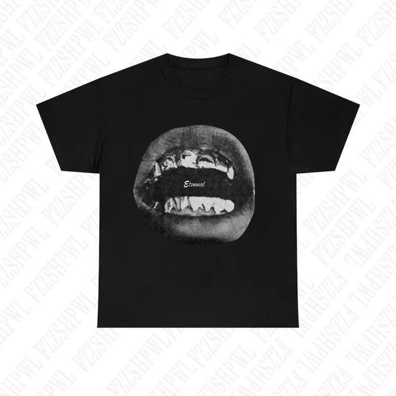 Summer Grunge Goth Y2K Cotton T-shirt