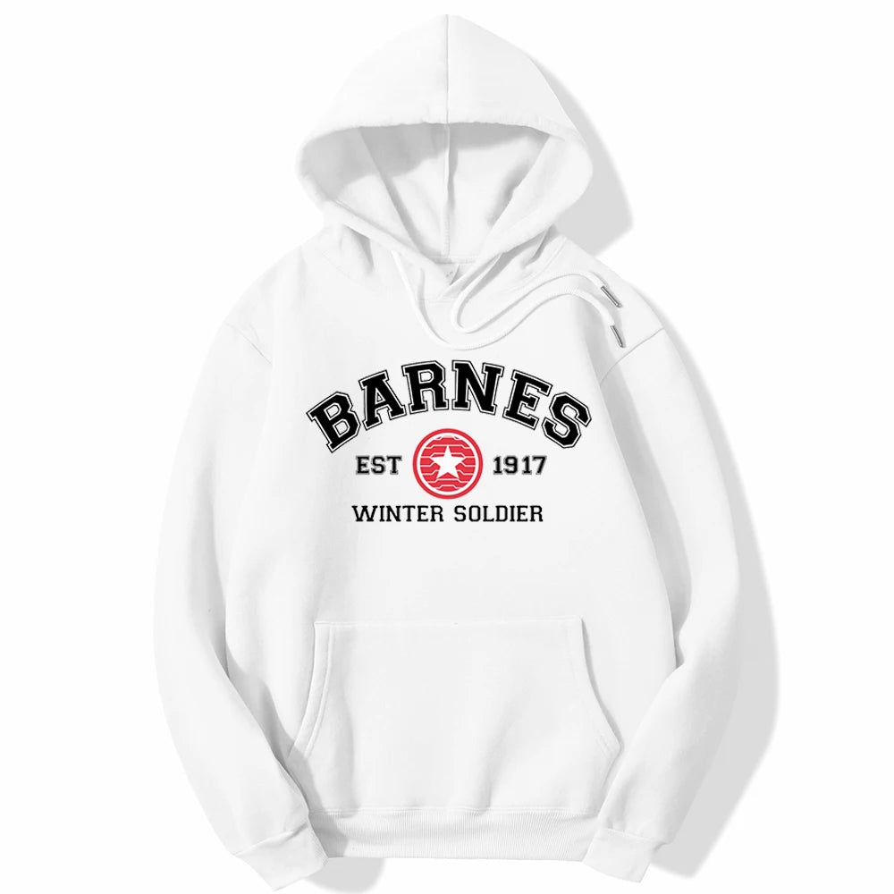 Harajuku Barnes 1917 Letter Print Hoodies Women Sweatshirt Cool  Tv Show Men Crewneck Sweatshirt Sudaderas Hoody Casual Pullover